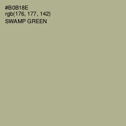 #B0B18E - Swamp Green Color Image