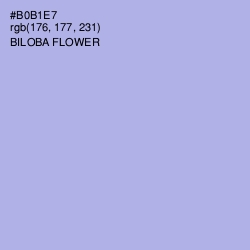 #B0B1E7 - Biloba Flower Color Image