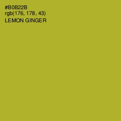 #B0B22B - Lemon Ginger Color Image