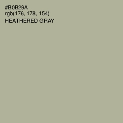 #B0B29A - Heathered Gray Color Image