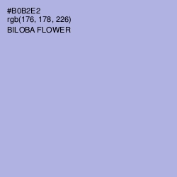 #B0B2E2 - Biloba Flower Color Image