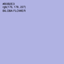 #B0B2E3 - Biloba Flower Color Image