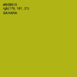#B0B515 - Sahara Color Image