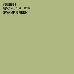 #B0B881 - Swamp Green Color Image