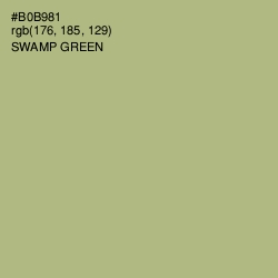 #B0B981 - Swamp Green Color Image