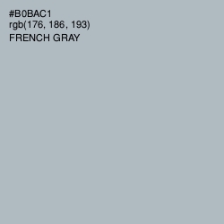 #B0BAC1 - French Gray Color Image