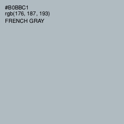 #B0BBC1 - French Gray Color Image