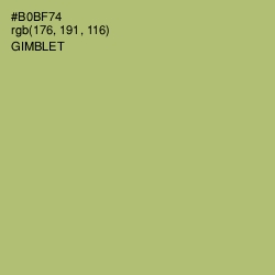 #B0BF74 - Gimblet Color Image