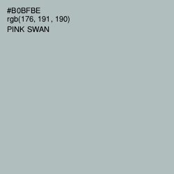 #B0BFBE - Pink Swan Color Image