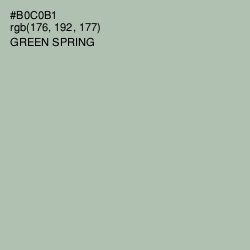 #B0C0B1 - Green Spring Color Image
