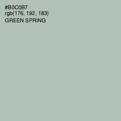 #B0C0B7 - Green Spring Color Image