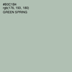 #B0C1B4 - Green Spring Color Image