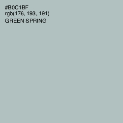 #B0C1BF - Green Spring Color Image