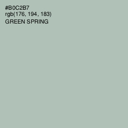 #B0C2B7 - Green Spring Color Image