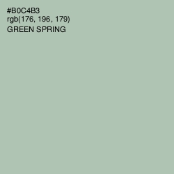 #B0C4B3 - Green Spring Color Image