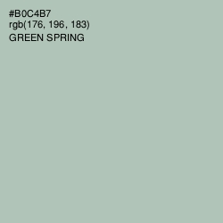 #B0C4B7 - Green Spring Color Image