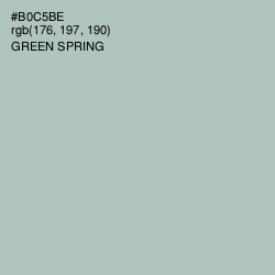 #B0C5BE - Green Spring Color Image