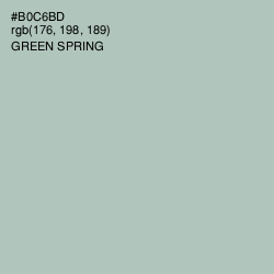 #B0C6BD - Green Spring Color Image
