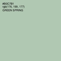 #B0C7B1 - Green Spring Color Image