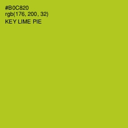 #B0C820 - Key Lime Pie Color Image