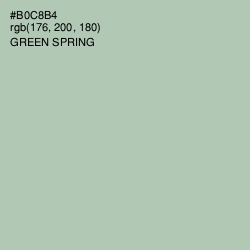 #B0C8B4 - Green Spring Color Image