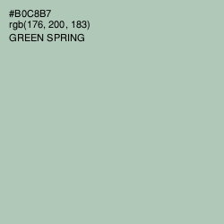 #B0C8B7 - Green Spring Color Image