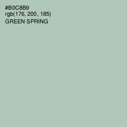 #B0C8B9 - Green Spring Color Image
