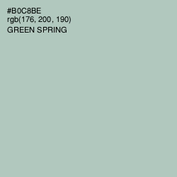 #B0C8BE - Green Spring Color Image