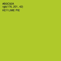 #B0C92A - Key Lime Pie Color Image
