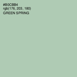 #B0CBB4 - Green Spring Color Image