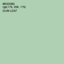 #B0D0B3 - Gum Leaf Color Image