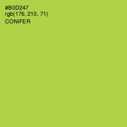 #B0D247 - Conifer Color Image