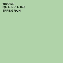 #B0D3A9 - Spring Rain Color Image