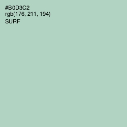 #B0D3C2 - Surf Color Image