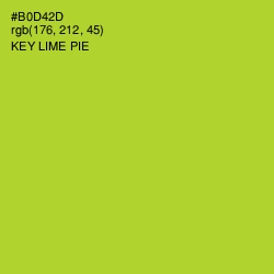 #B0D42D - Key Lime Pie Color Image