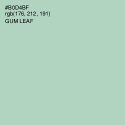 #B0D4BF - Gum Leaf Color Image