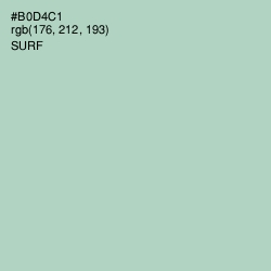 #B0D4C1 - Surf Color Image