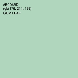 #B0D6BD - Gum Leaf Color Image