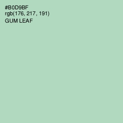 #B0D9BF - Gum Leaf Color Image