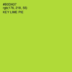 #B0DA37 - Key Lime Pie Color Image