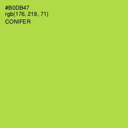 #B0DB47 - Conifer Color Image