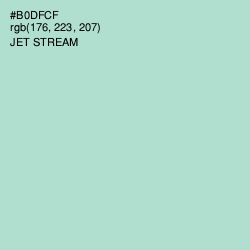 #B0DFCF - Jet Stream Color Image