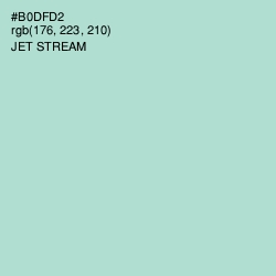 #B0DFD2 - Jet Stream Color Image