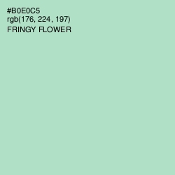 #B0E0C5 - Fringy Flower Color Image