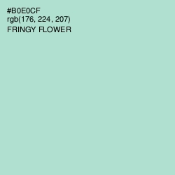 #B0E0CF - Fringy Flower Color Image