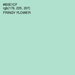 #B0E1CF - Fringy Flower Color Image