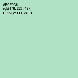 #B0E2C5 - Fringy Flower Color Image