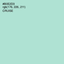 #B0E2D3 - Cruise Color Image