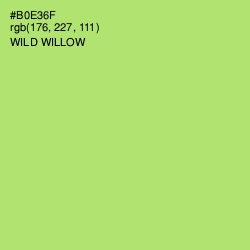 #B0E36F - Wild Willow Color Image