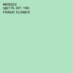 #B0E3C2 - Fringy Flower Color Image